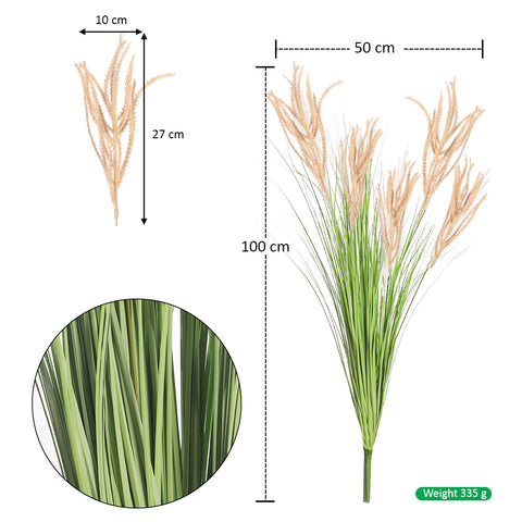 Synthetic pampas grass