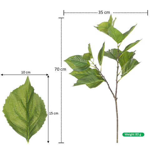 Decorative artificial leaves