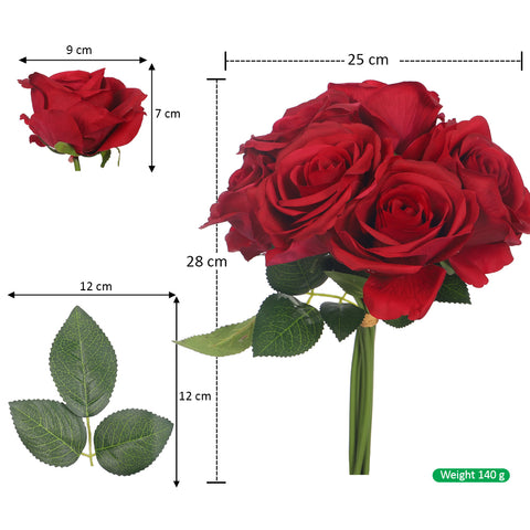 Real Touch Artificial Rose Flowers