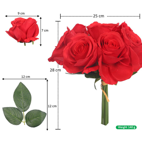 Real Touch Artificial Rose Flowers