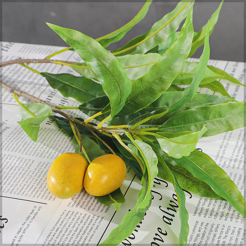 Fake Mango Stems with Leaves