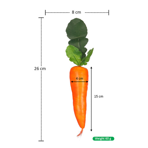 Decorative carrots set