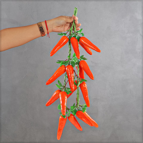 Artificial Hanging Vegetable in String