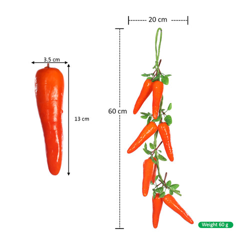 Artificial Hanging Vegetable in String