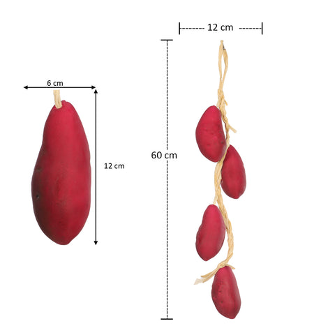 Artificial Hanging Vegetable in String