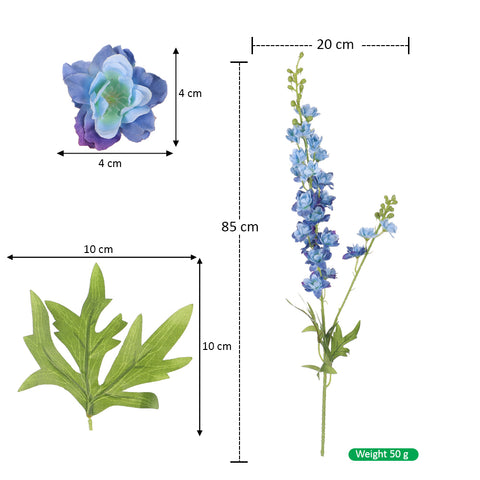 Artificial Delphinium Flower Stem