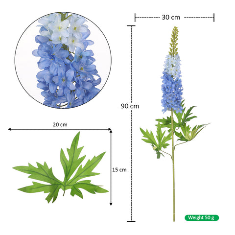 Artificial Delphinium Flower Stem