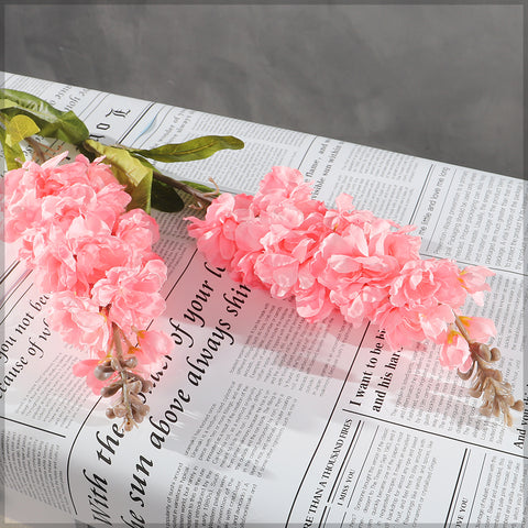 Artificial Silk Delphinium Flower Single Stem(without vase)
