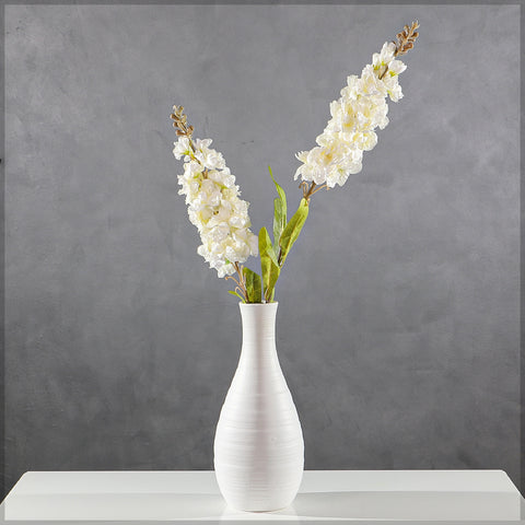 Artificial Silk Delphinium Flower Single Stem(without vase)