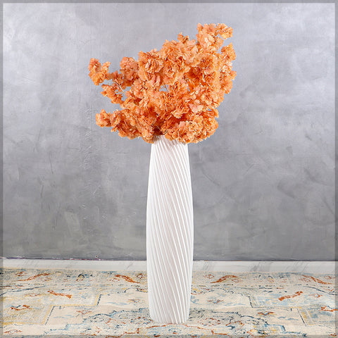 geometric ceramic vase