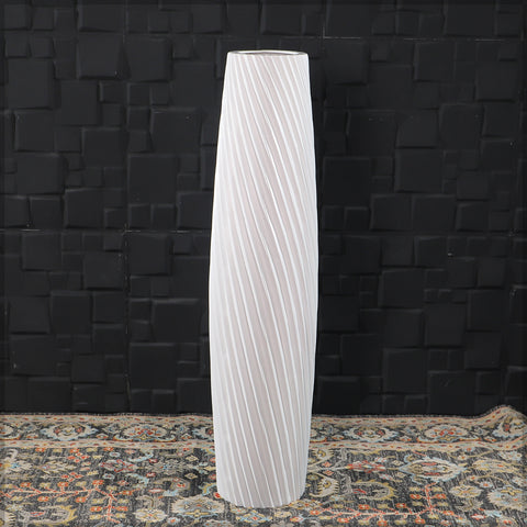 diagonal design vase