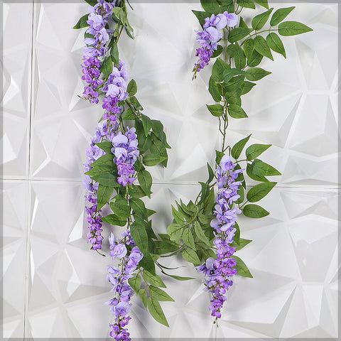 Fake floral garland