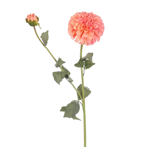 Faux Dahlia Flower Single Stem(without vase)
