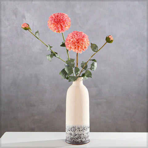 Faux Dahlia Flower Single Stem(without vase)