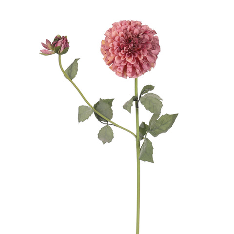 Faux Dahlia Flower Single Stem(without vase)