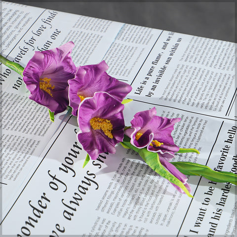 gladiolus silk flower bouquet