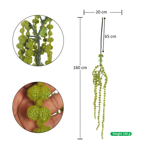 Artificial Amaranthus Spray(without vase)