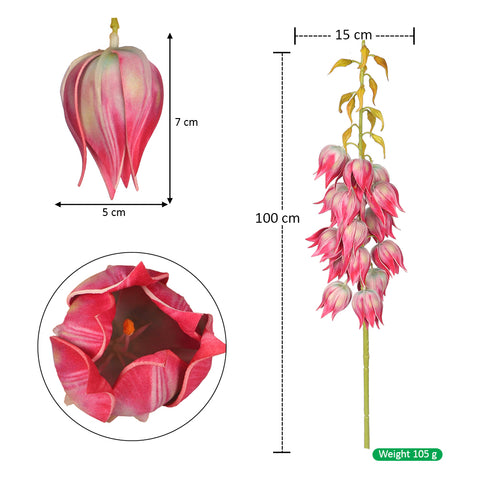 Artificial Yucca Flower Stem (without vase)