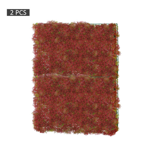 2-Packs Artificial Shrubs Greenery Panels