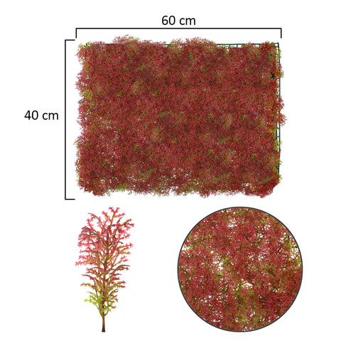 2-Packs Artificial Shrubs Greenery Panels