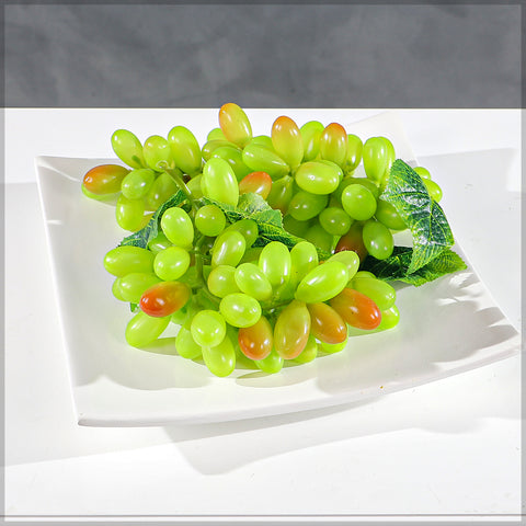 artificial green grapes