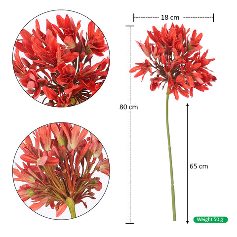 Artificial Agapanthus Flower Stem