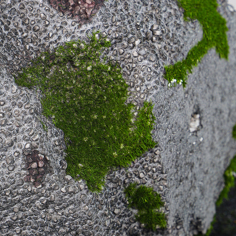 faux moss stones