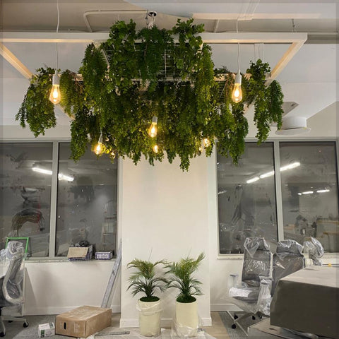 Artificial ceiling plants