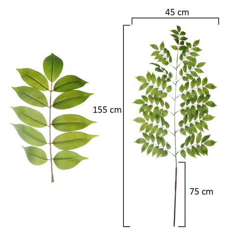 Artificial dioicus leaves