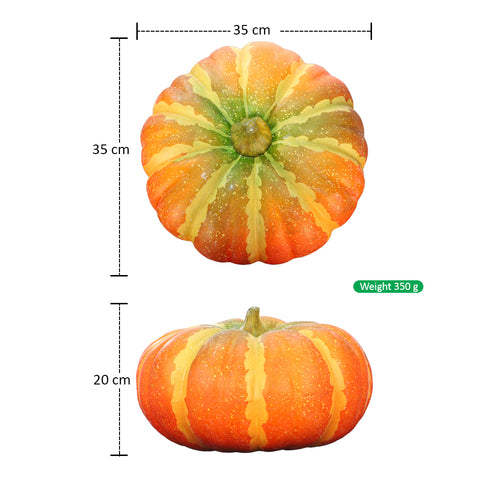 Big Artificial Ornament Pumpkin