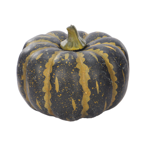 Faux Dark Green Autumn Pumpkin