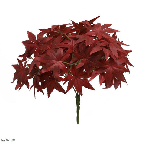 Single Bunch Artificial Canabis Leaf(without vase)