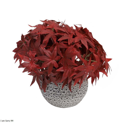 Single Bunch Artificial Canabis Leaf(without vase)