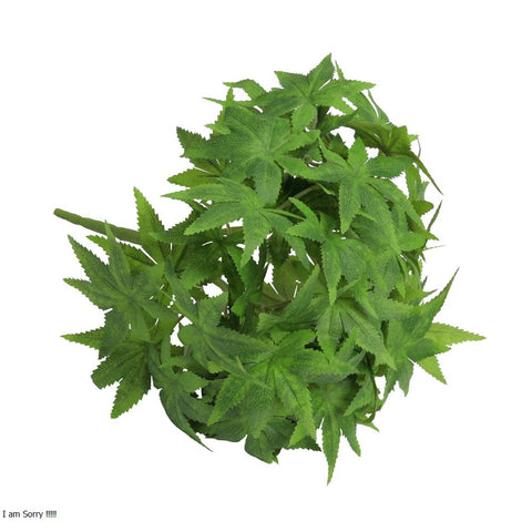 Single Bunch Artificial Canabis Leaf(without vase)