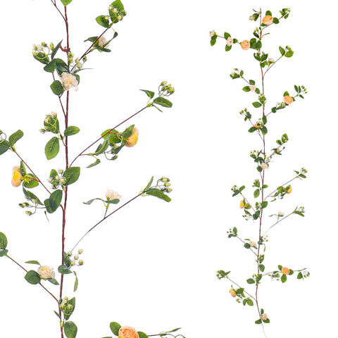 Artificial Hanging Rose Flower Single Vine