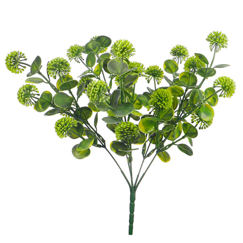 Globe Ball Thistle Spray Single Bunch(without vase)