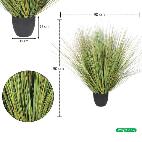 Faux grass decor