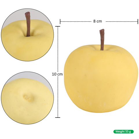 Single Piece Decorative Artificial Apple Fruit
