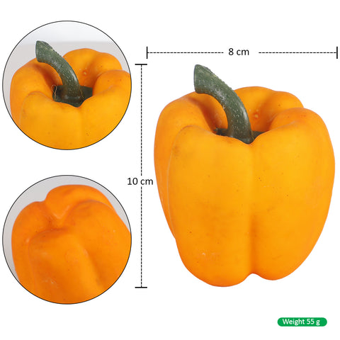 Fake bell pepper decor