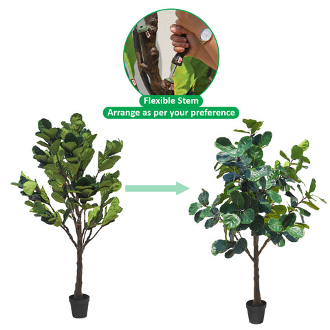 faux fiddle leaf tree