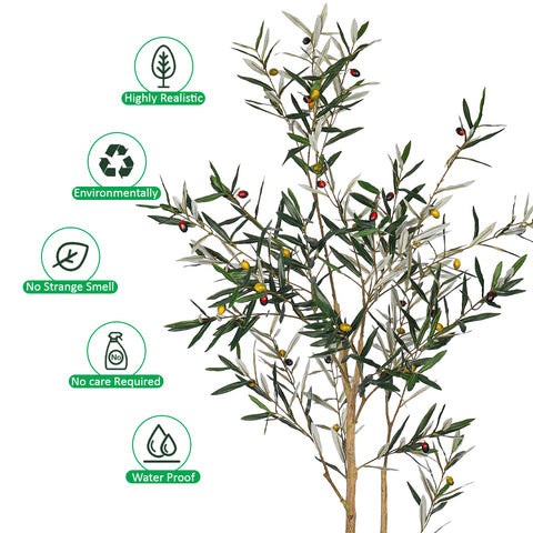Tall Faux Olive Tree