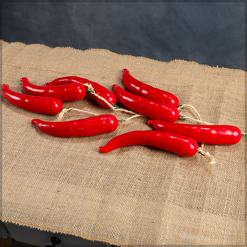 Hanging red chili decor for kitchen