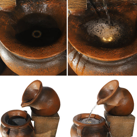 Floor standing water fountain