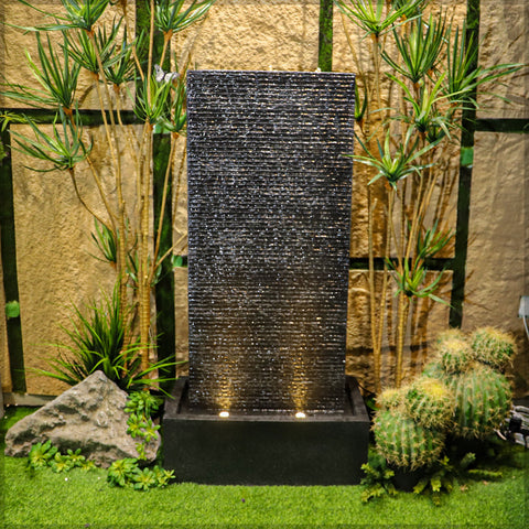 LED Lighted Wall Fountain