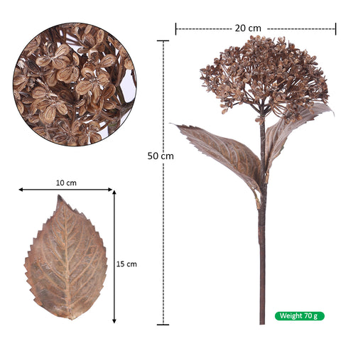 Artificial Dried Look Hydrangea Flower