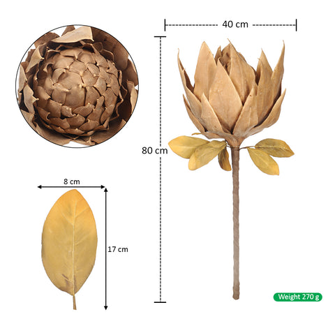 Faux Dried Protea