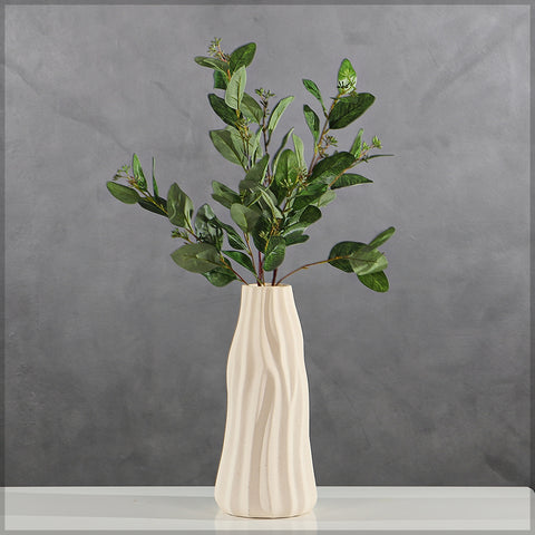 Autumn eucalyptus leaves