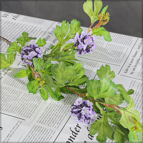 Artificial Hydrangea Branch