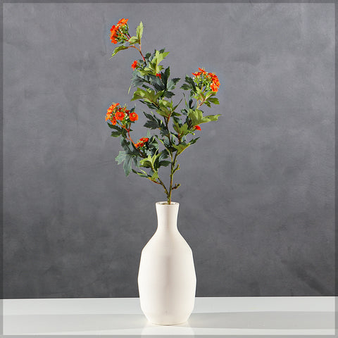 Artificial Hydrangea Branch With Blooming Flowers