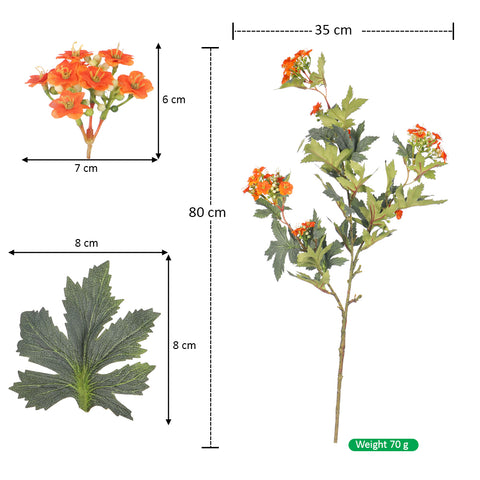 Faux floral arrangement stem